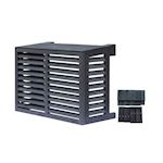 Qventi omkasting houtlook Grijs - M - 850x1150x575mm